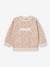 Sweatshirt + Leggings + Headband Ensemble for Baby Girls dusky pink+sand beige 