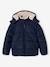 Convertible Padded Jacket with Removable Hood & Sleeves for Boys night blue 