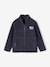 Zipped Jacket in Polar Fleece, for Boys anthracite+grey blue 