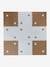 Large 9 Tile Foam Mat brown+ecru 