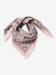 Girls-Floral Print Scarf for Girls