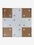 Large 9 Tile Foam Mat brown+ecru 