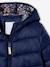 Lightweight Hooded Jacket for Girls lichen+mustard+navy blue 