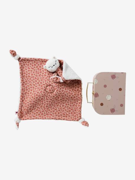 Case with Comforter & Rattle rose 