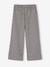 Wide-Leg, Easy-to-Put-On, Gingham Trousers for Girls chequered grey 