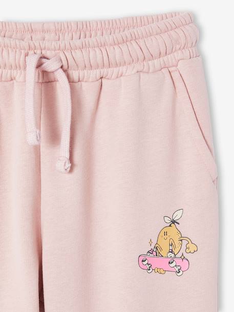 Fleece Joggers with Fancy Details, for Girls rosy 