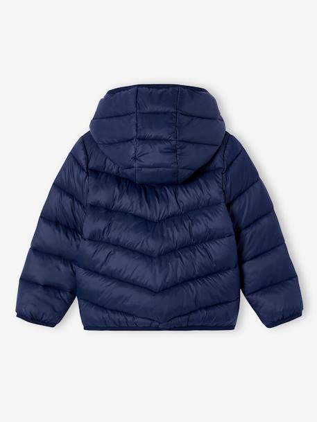 Lightweight Hooded Jacket for Girls lichen+mustard+navy blue 