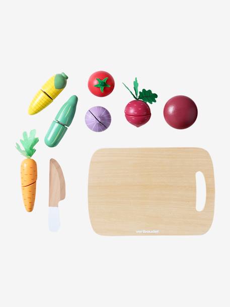 Set of Vegetables to Chop in FSC® Wood beige 