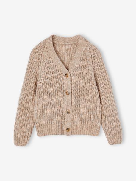 Knitted Cardigan camel 