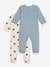 Set of 2 Sleepsuits by Petit Bateau grey blue 