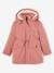 3-in-1 Parka + Bodywarmer for Girls indigo+old rose 