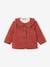 Padded Corduroy Jacket, Sherpa Lining, for Babies terracotta 