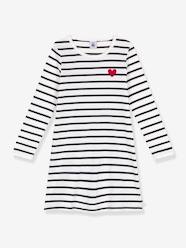 Girls-Nightwear-Striped Nightie by Petit Bateau