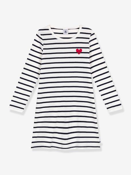 Striped Nightie by Petit Bateau striped blue 