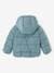 Padded Jacket with Hood & Polar Fleece Lining for Babies grey blue 