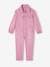 Long Jumpsuit in Garment-Dyed Fabric for Girls old rose 