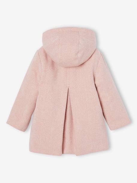 Coat with Hood for Girls rosy 