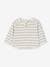 Striped Top in Organic Cotton, for Babies ecru 