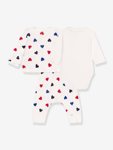 3-piece Combo for Babies, by Petit Bateau white 