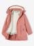 3-in-1 Parka + Bodywarmer for Girls indigo+old rose 