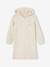 Hooded Fancy Knit Dress for Girls ecru 