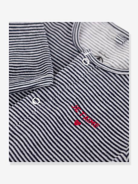 Striped Pyjamas by PETIT BATEAU striped navy blue 