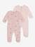 Set of 2 Sleepsuits by Petit Bateau rose 