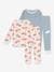 Set of 2 Pyjamas by Petit Bateau striped blue 