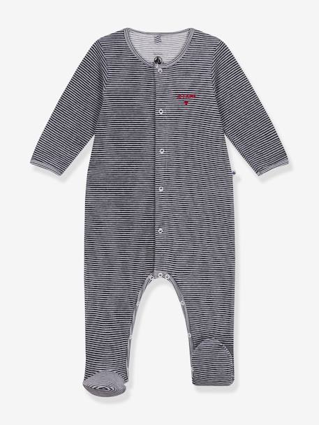 Striped Pyjamas by PETIT BATEAU striped navy blue 