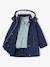 3-in-1 Parka + Bodywarmer for Girls indigo+old rose 