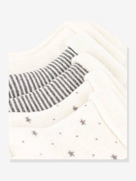 Pack of 3 Pairs of Knitted Socks for Babies, by PETIT BATEAU ecru 