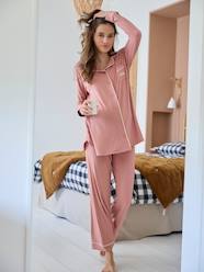 Maternity-Nightwear & Loungewear-Plain Pyjamas Set for Maternity