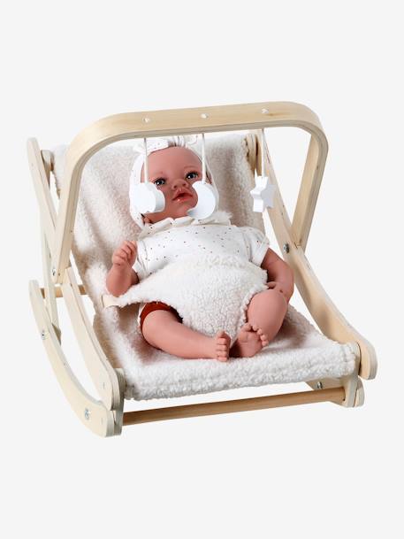 Cloud-Themed Bouncer for Dolls in FSC® Wood wood 