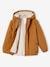 Ripstop Parka with Faux Fur Lining for Boys bronze 