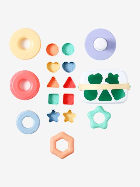 Box Set with Shapes & Stacking Tower multicoloured 