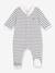 Sleepsuit in Tubique, by Petit Bateau striped navy blue 