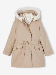 Girls-3-in-1 Hooded Parka for Girls