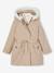 3-in-1 Hooded Parka for Girls taupe 