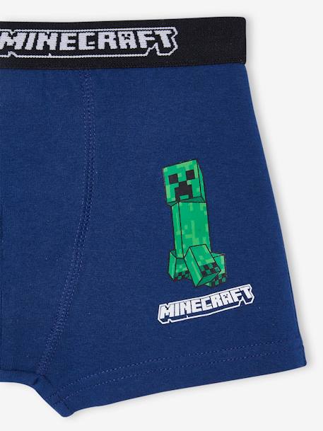 Pack of 3 MINECRAFT® boys' boxers navy blue 