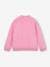 Varsity-Style Fleece Jacket for Girls old rose 