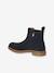 Leather Chelsea Boots for Boys navy blue 