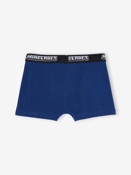 Pack of 3 MINECRAFT® boys' boxers navy blue 