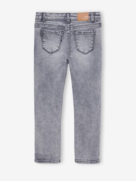 WIDE Hip, Slim Leg MorphologiK Jeans, for Girls deep blue+denim grey+medium blue 