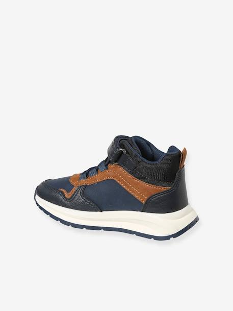 Laces & Hook-and-Loop Trainers for Children, Designed for Autonomy set blue 