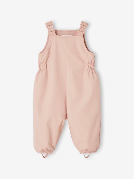 Raincoat + Rain Dungarees Combo for Babies rosy 