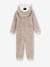 Walrus Onesie with Hood, for Boys marl beige 