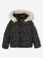 Girls-Padded Jacket with Hood & Polar Fleece Lining for Girls