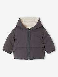 Baby-Outerwear-Coats-Reversible Parka for Babies