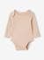 Pack of 5 Long Sleeve Bodysuits with Cutaway Shoulders for Babies sage green 