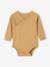 Pack of 5 Long Sleeve Bodysuits in Organic Cotton for Newborn Babies vanilla 